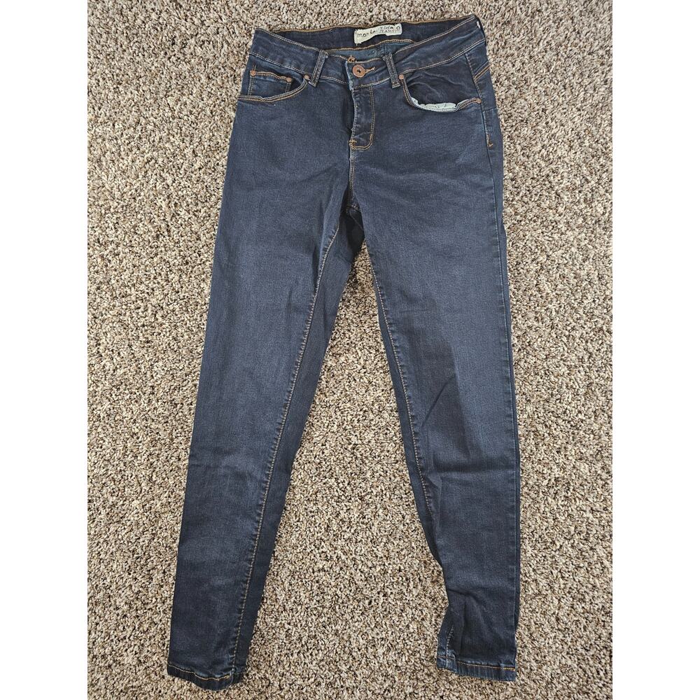 Vintage Y2K Monkey Ride Juniors Sz 9 Skinny Jeans Dark Wash Denim